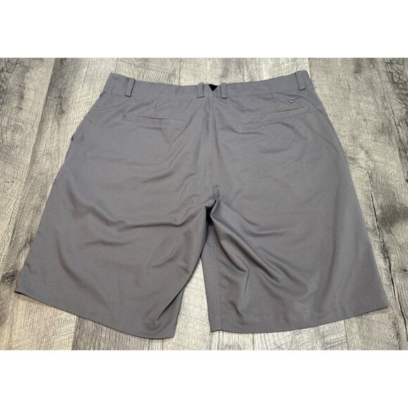 Nike Golf Shorts Mens 38 Gray Flat Front Performance Stretch 10" Lightweight - Picture 2 of 10